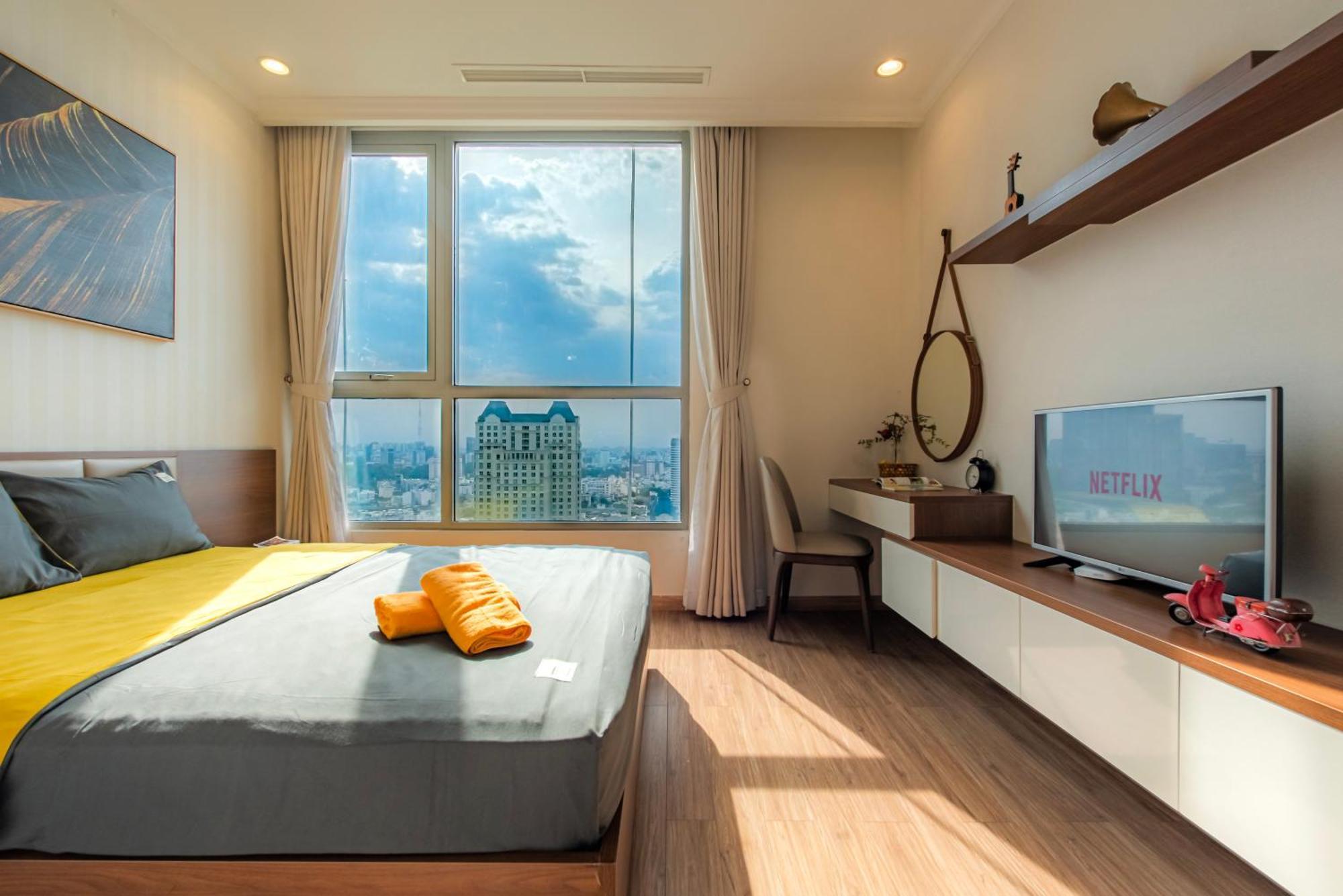 הו צ'י מין סיטי Raddison Luxury Apart-Landmark 81 Area &Great Park מראה חיצוני תמונה